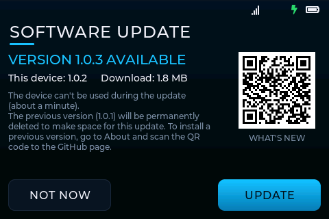 TACT update available